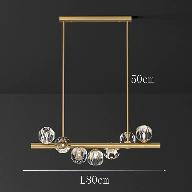 DecorBites™ LED Pendant Light Chandeliers for Modern Living & Dining Room Lighting