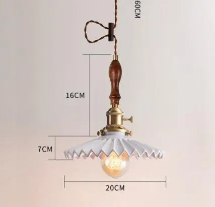 DecorBites™ Blue Glass Pendant Lights for Bedroom Dinning Living Room