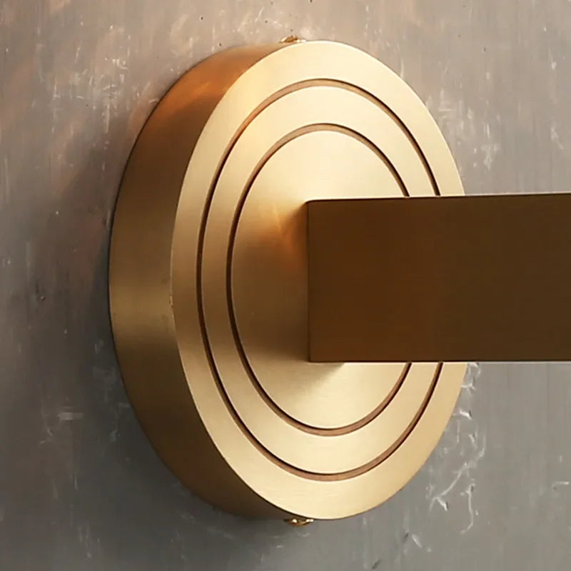 DecorBites™ Copper Wooden Frame Wall Light with Hemp Rope - Creative Living Room Decor