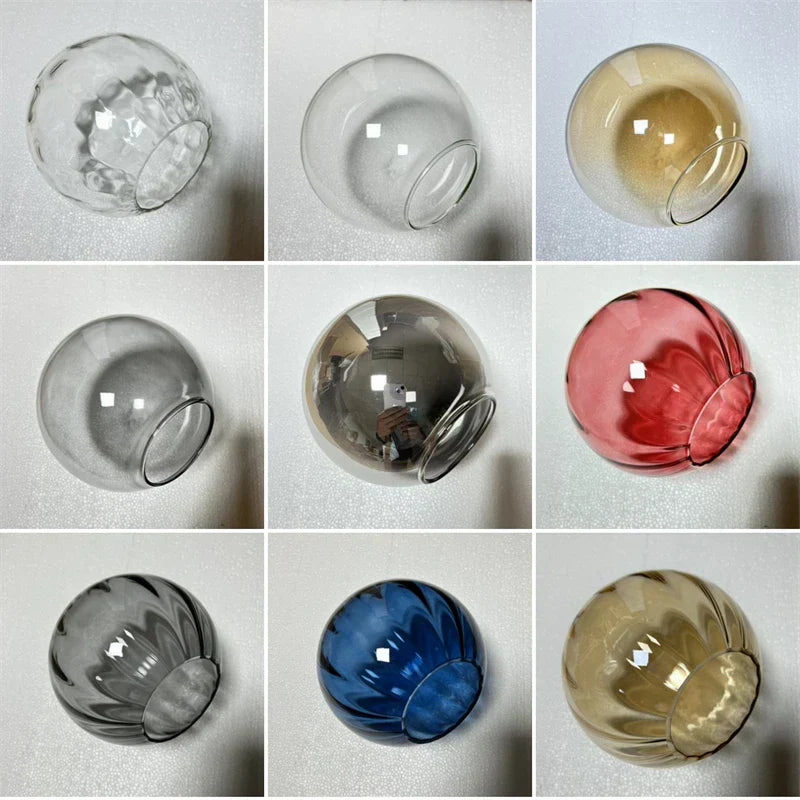 DecorBites™ Glass Ball Pendant Lamp Stained Wall Fixture Decor Accessories