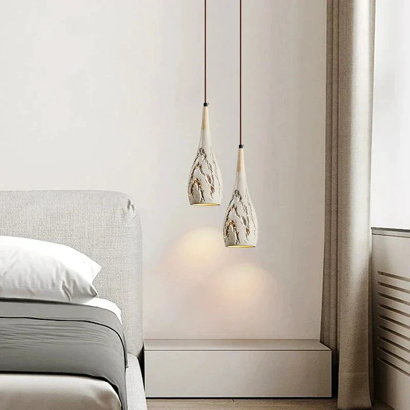 DecorBites™ Concrete Ceiling Hanging Pendant Chandelier for Bedroom, Restaurant, and Bar