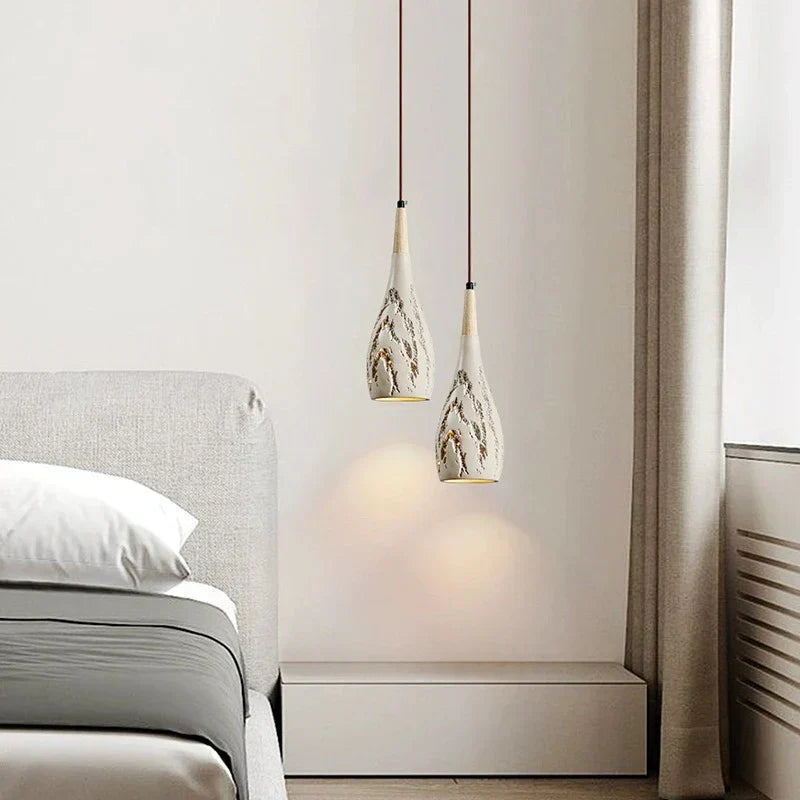 DecorBites™ Concrete High Pendant Chandelier for Bedroom, Restaurant, and Bar