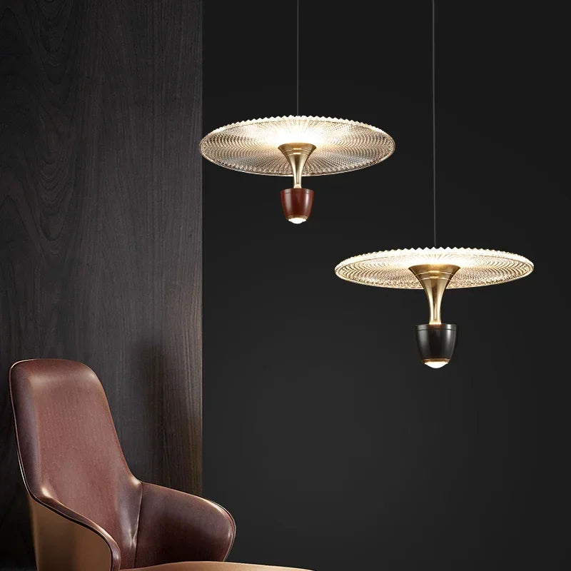 DecorBites™ LED Pendant Lighting Lamp for Bedroom Dining Room Bedside, Adjustable Hanging Light Fixture