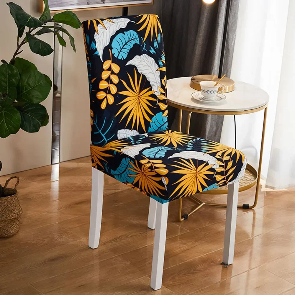 DecorBites™ Bohemian Mandala Stretch Chair Cover Slipcovers - Elastic Seat Case for Banquets