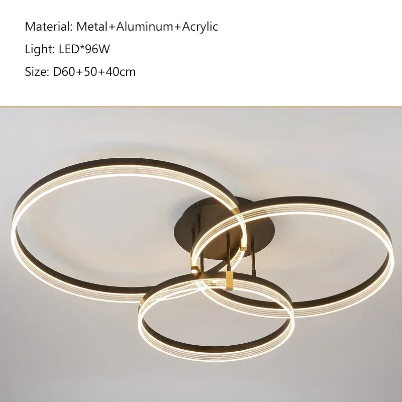 DecorBites™ Acrylic Ceiling Chandelier Lights for Modern Living Room Kitchen Decoration