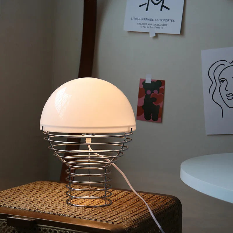 DecorBites™ Glass Table Lamp Homestay Retro Decoration Bedside Living Room Children's Bedroom