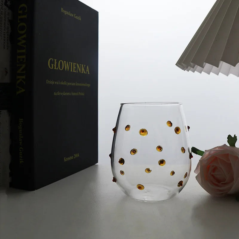 DecorBites™ Glass Wave Dots Mug Set