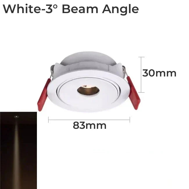 DecorBites™ LED Mini Ceiling Downlights: Anti-Glare Spot Lighting Fixture for Cabinets, Showcases, and more