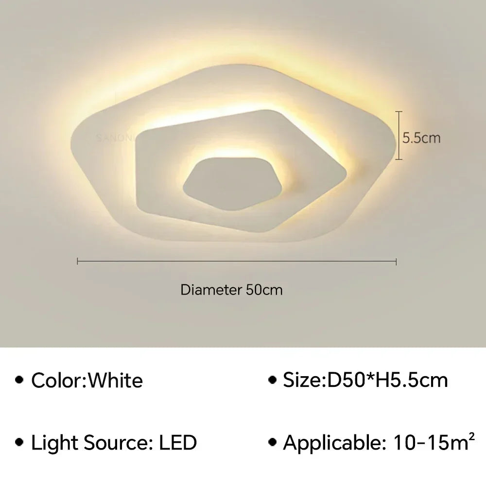 DecorBites™ LED Ceiling Chandelier for Living Room Bedroom Decor