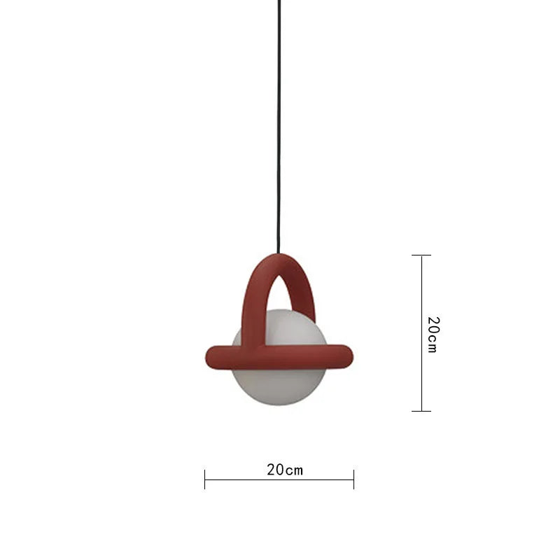 DecorBites™ LED Pendant Lights Acrylic Ball Metal Wire 150cm Dining Room Kitchen Bedroom