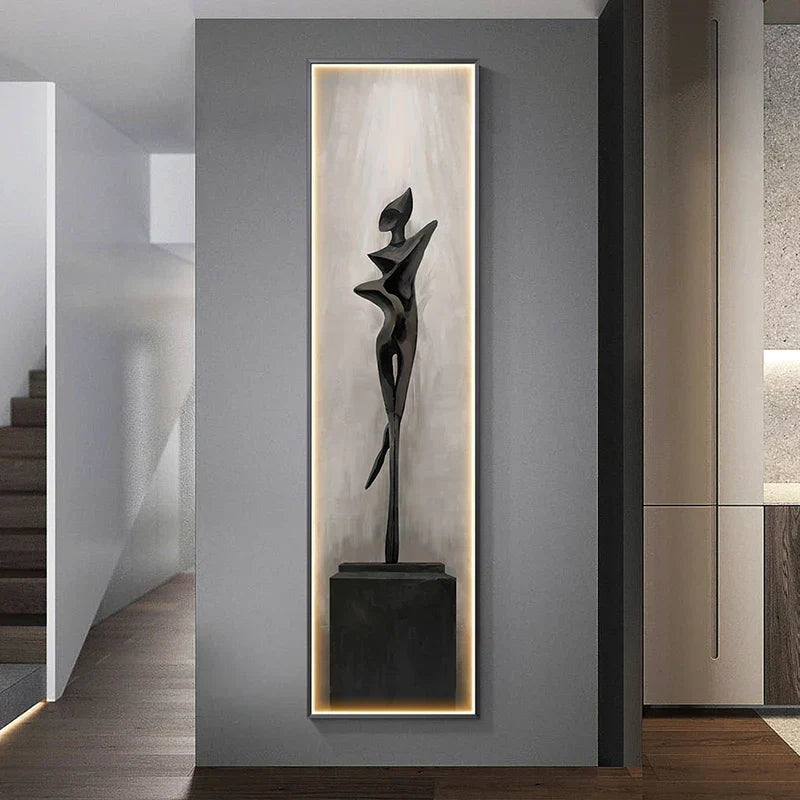 DecorBites™ Abstract Art LED Wall Lamp for Home Decor