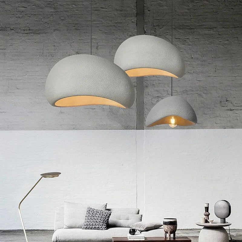 DecorBites™ LED Wabi Sabi Chandelier: Modern Minimalist Pendant Light for Home, Dining, Living Room