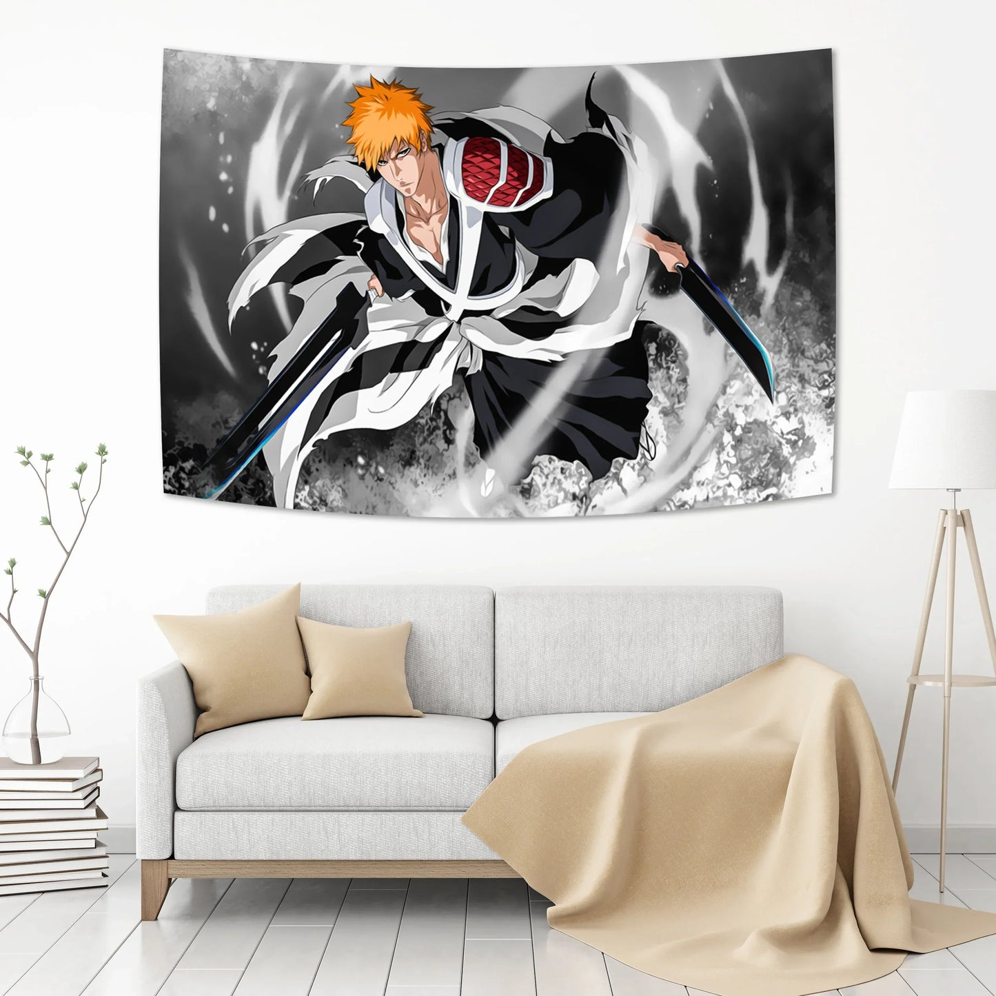 DecorBites™ Bleach Japan Anime Tapestry Wall Decoration Witchcraft Hippie Wall Hanging