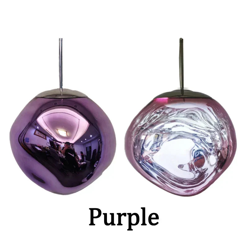 DecorBites™ Glass Lava LED Pendant Lights for Modern Living Room Bedroom Decor