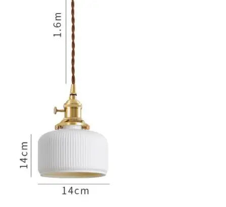 DecorBites™ Blue Glass Pendant Lights for Bedroom Dinning Living Room