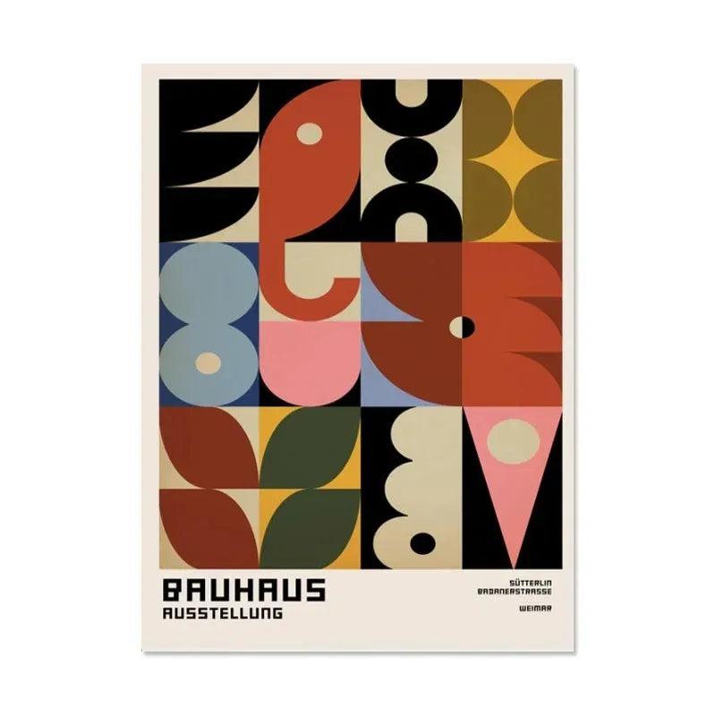DecorBites™ Modern Black & White Exhibition Canvas Print