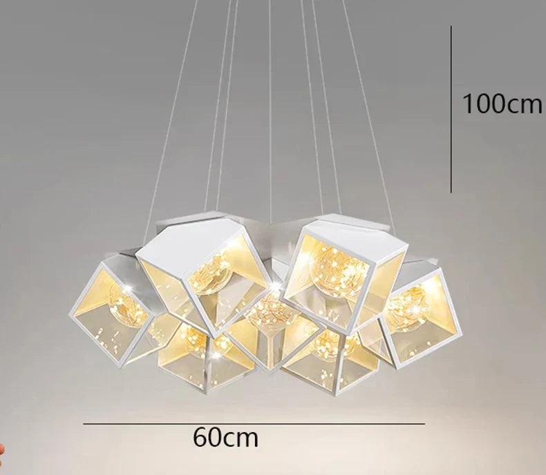 DecorBites™ LED Pendant Chandeliers for Modern Home Decor and Indoor Lighting