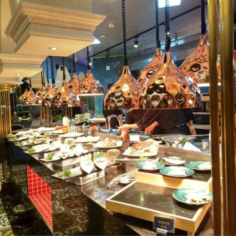 DecorBites™ Electric Telescopic Food Heat Lamp for Kitchen Fixtures & Restaurants