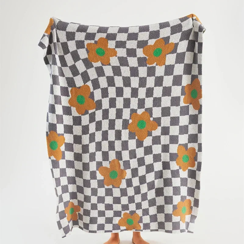 DecorBites™ Knitted Blanket Throws 130x160cm