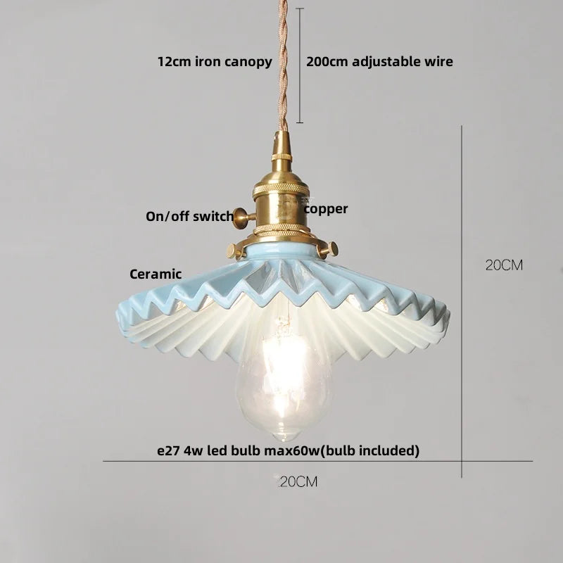 DecorBites™ Black Ceramic LED Pendant Lights - Modern Nordic Style Hanglampen