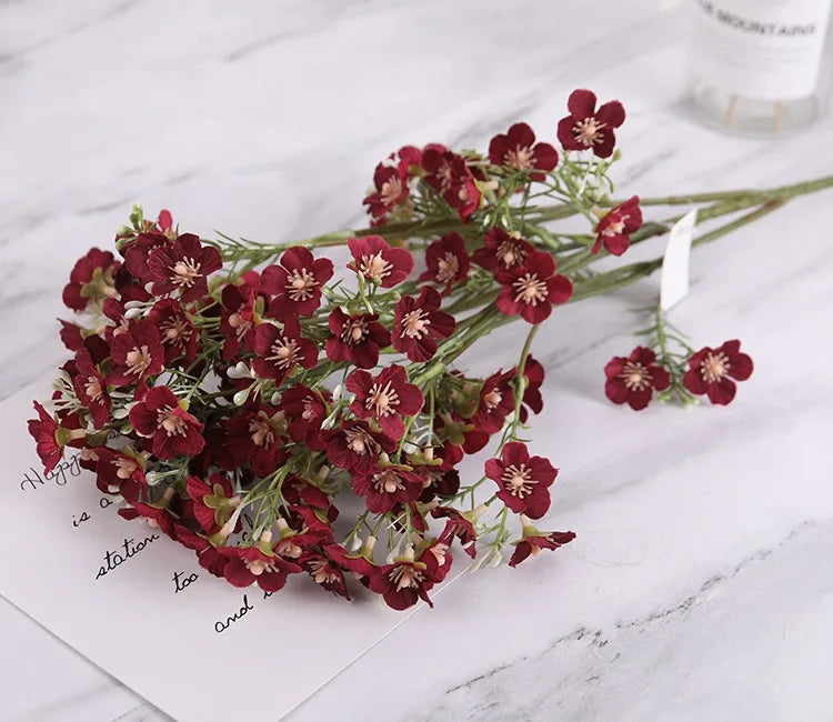 DecorBites™ Imitation Flower Artificial Flowers Home Decoration Wedding Bouquet