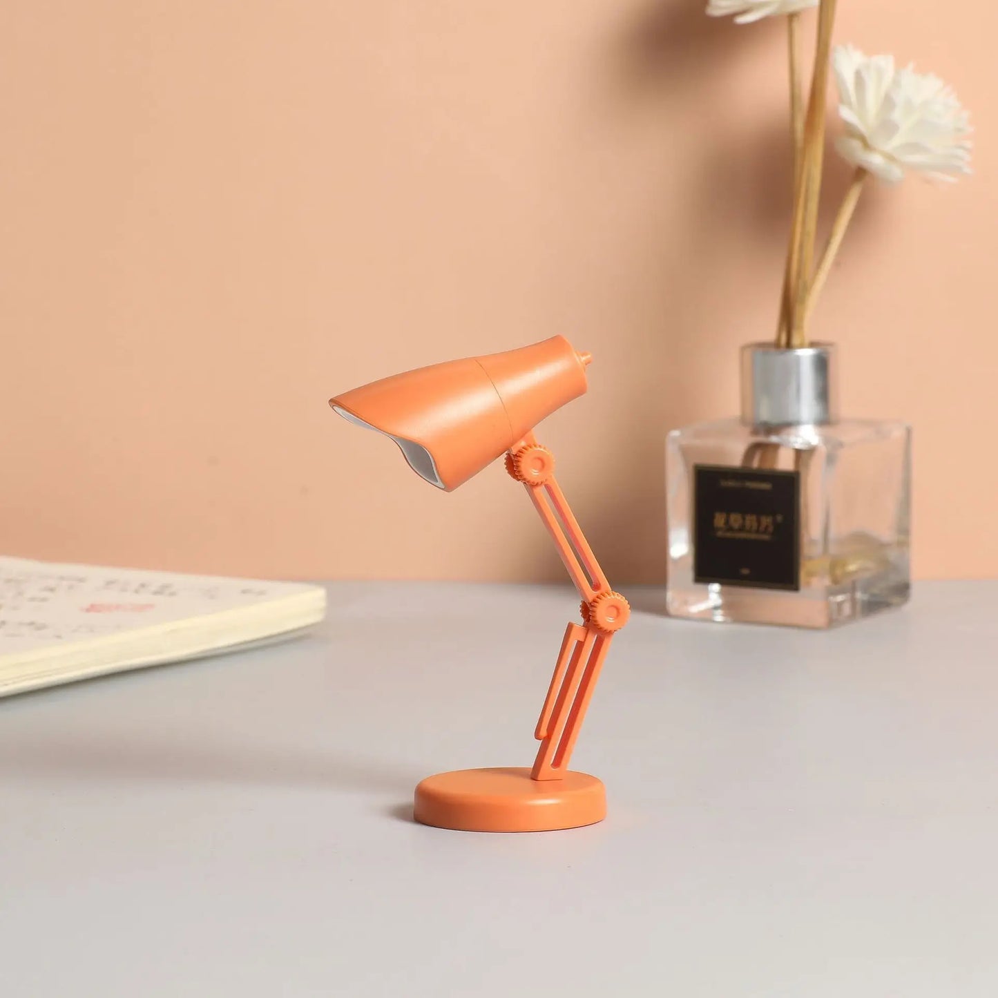 DecorBites™ LED Mini Desk Lamp with Clip, Foldable Design, Magnetic Base, Eye Protection, for Bedroom & Study
