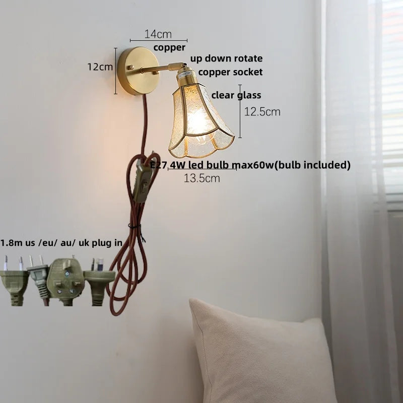 DecorBites™ LED Wall Sconce Modern Nordic Design with Pull Chain Switch