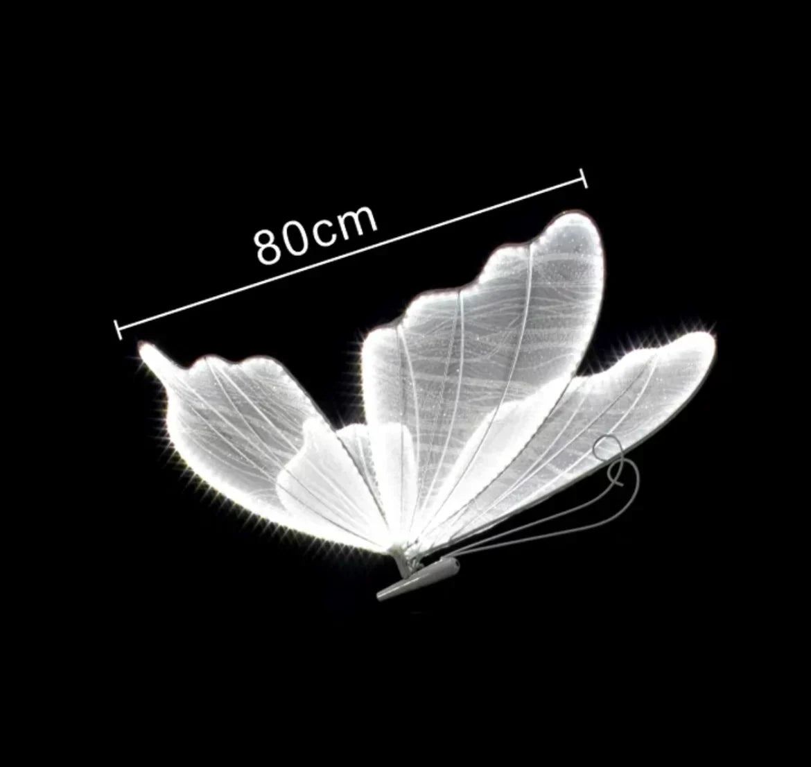 DecorBites™ Blue Lace LED Butterflies Lamp for Romantic Wedding Decor