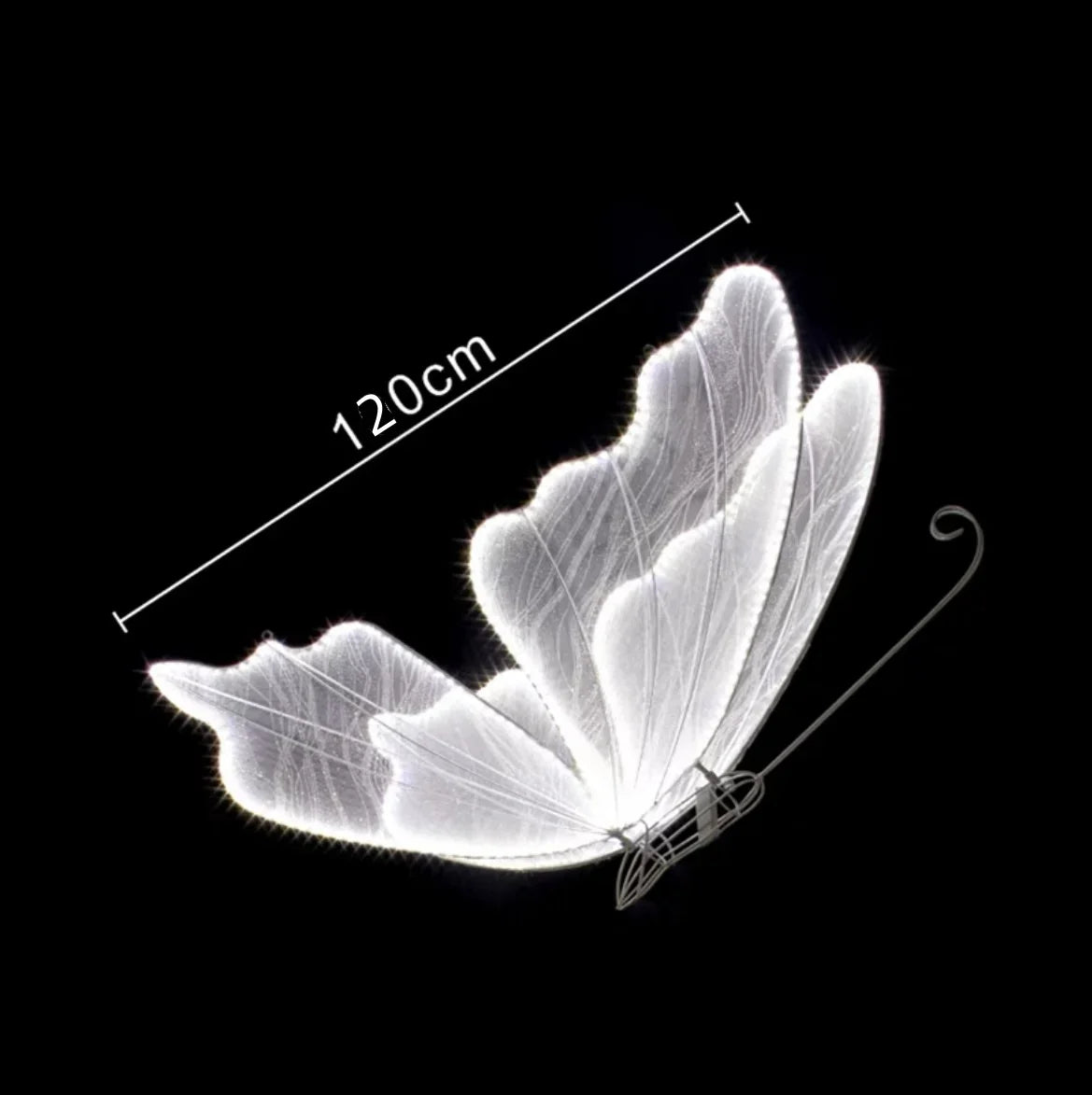 DecorBites™ Blue Lace LED Butterflies Lamp for Romantic Wedding Decor
