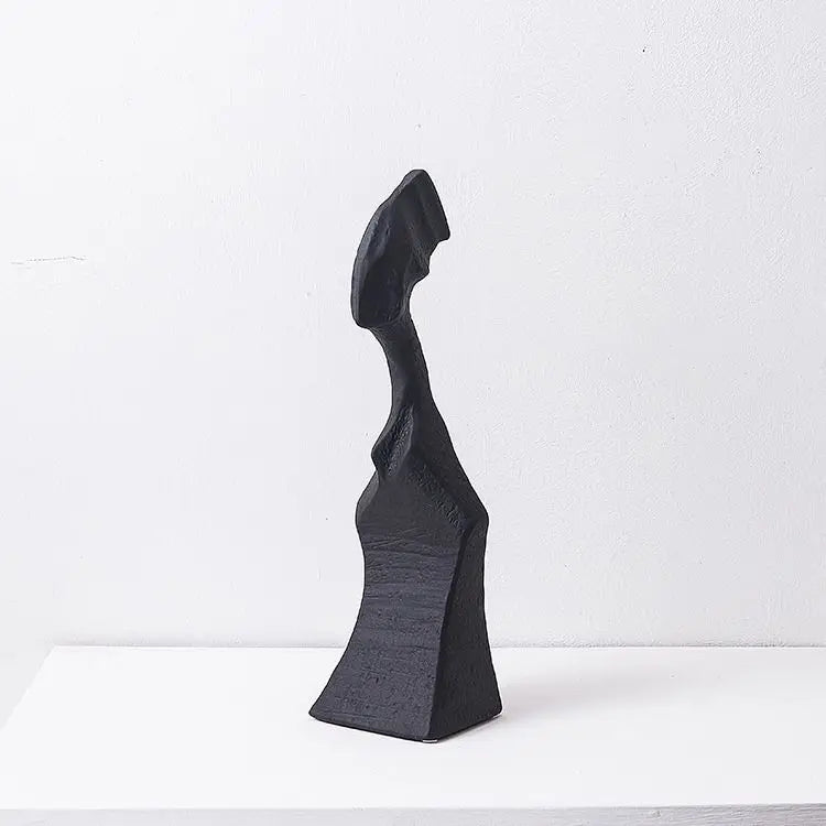 DecorBites™ Abstract Characters Sculpture Decoration for Modern Living Room Hotel Entry Wine Cabinet