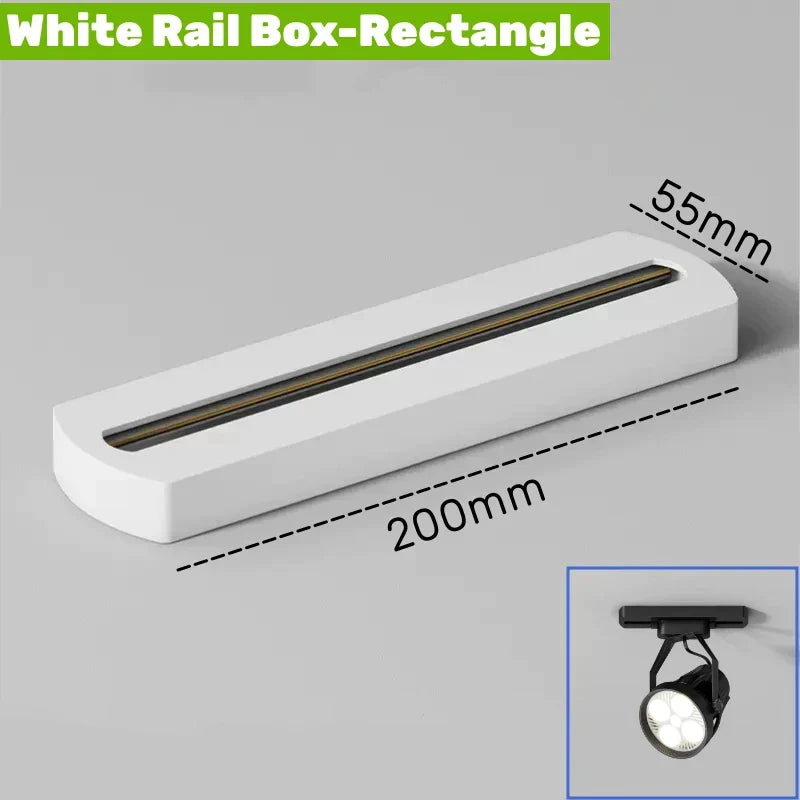 DecorBites™ Aluminum Track Rail LED Ceiling Spotlight Linear Track Lighting System.