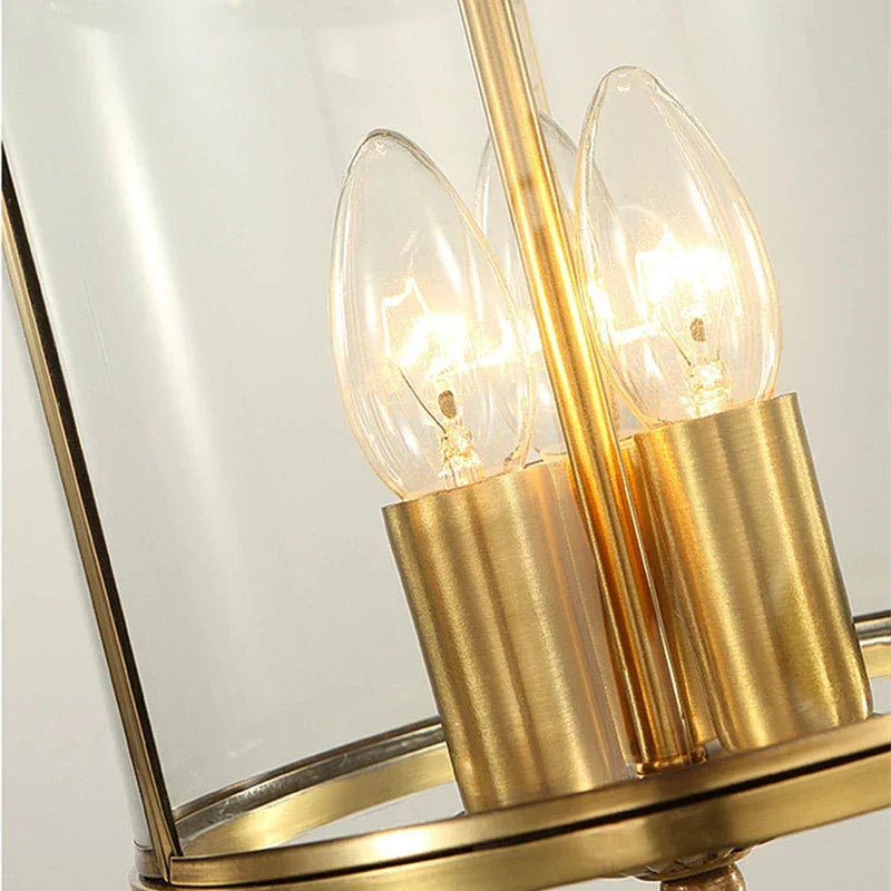 DecorBites™ Bronze Glass Chandelier Pendant Lights for Country Home Decor