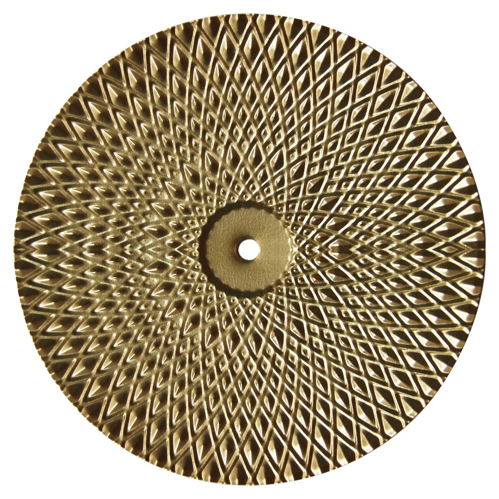 DecorBites™ Geometric Golden Metal Wall Hanging Round Ornaments - Room Decoration Accessories