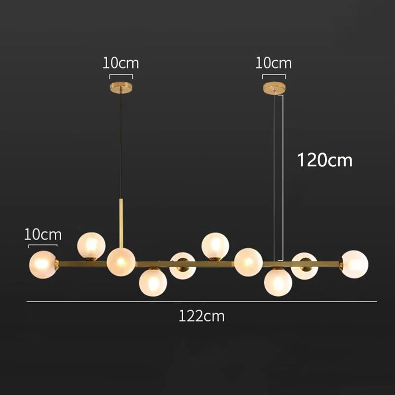 DecorBites™ LED Pendant Chandeliers for Modern Home Decor and Indoor Lighting
