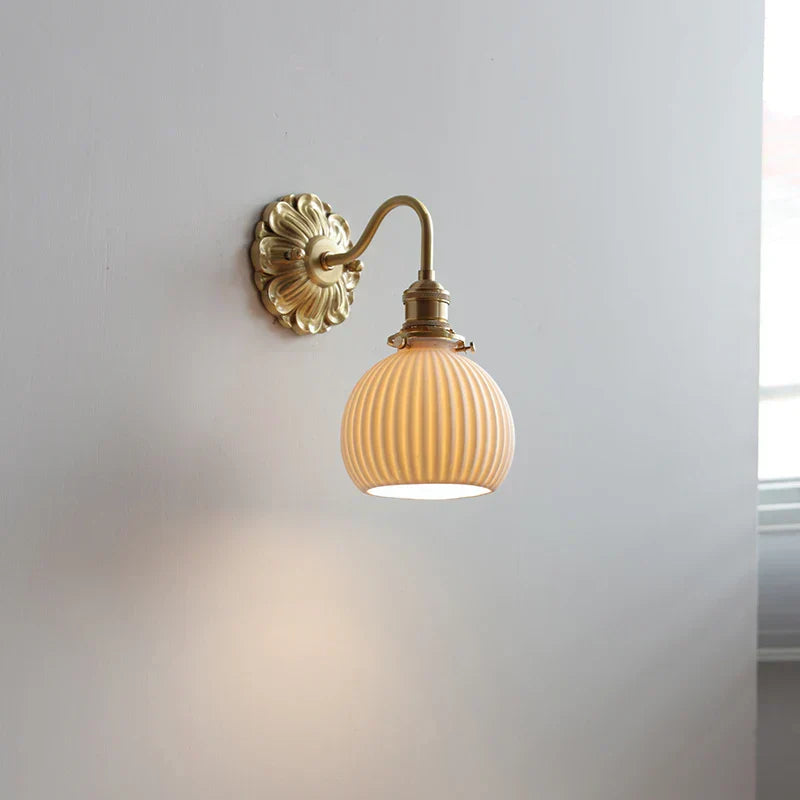 DecorBites™ Ceramic Ball LED Wall Lights: Copper Nordic Modern Wandlamp Murale