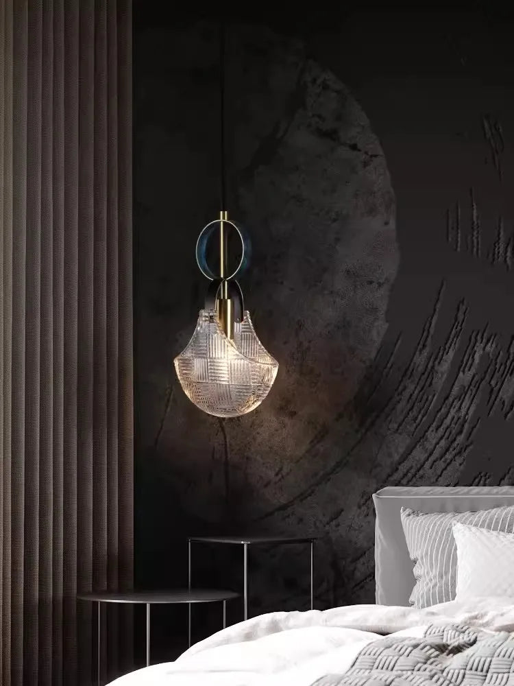 DecorBites™ Crystal LED Ceiling Chandelier - Dimmable Art Deco Pendant Light
