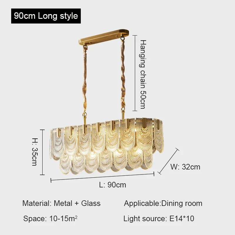 DecorBites™ Crystal Chandelier: Modern Luxury Ceiling Lamp for Living Room, Bedroom, or Restaurant