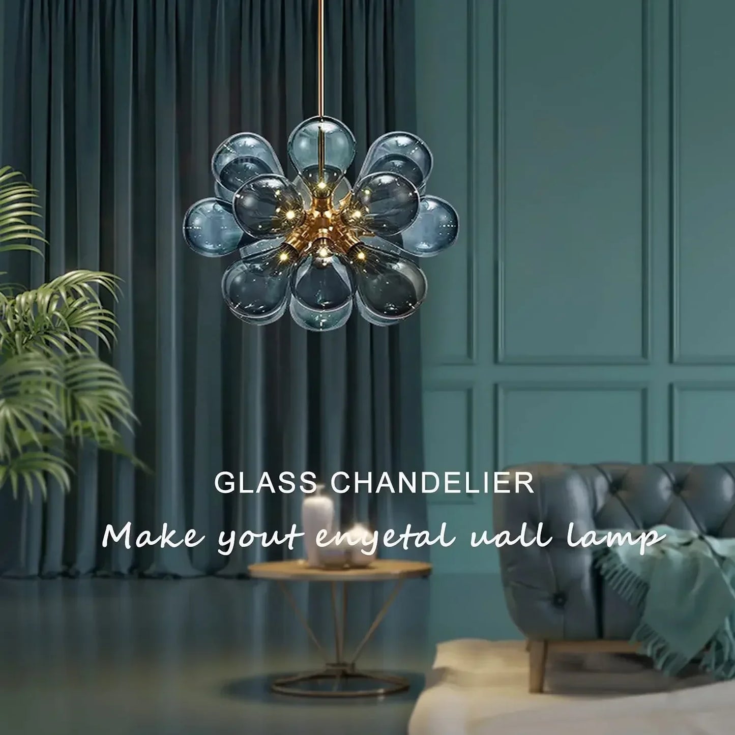 DecorBites™ Glass Ball LED Pendant Lights - Modern Designer Kitchen Dining Room Lamp