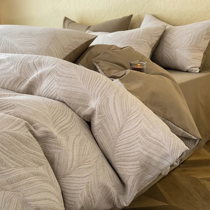 DecorBites™ Cotton Three-Layer 3Pcs Bedding Set - Soft, Breathable, and Comfortable