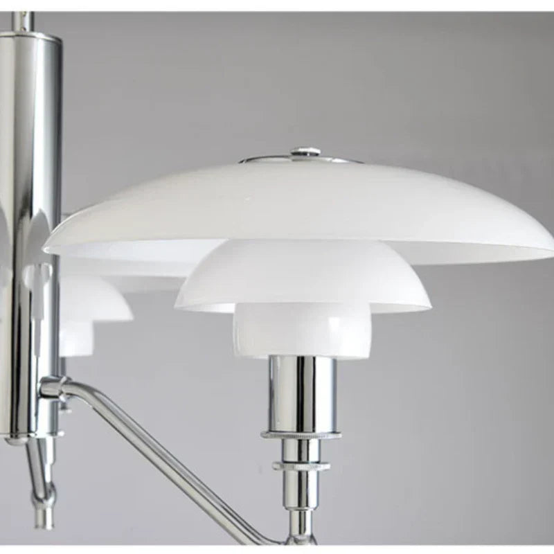 DecorBites™ Lotus Glass Chandelier PH Pendant Light Classic Nordic Dining Room Bedroom Lamp