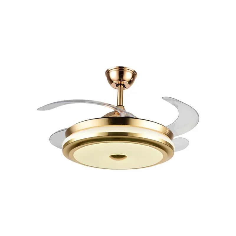 DecorBites™ 42" Smart LED Ceiling Fan Light with Retractable Blades and Remote Control