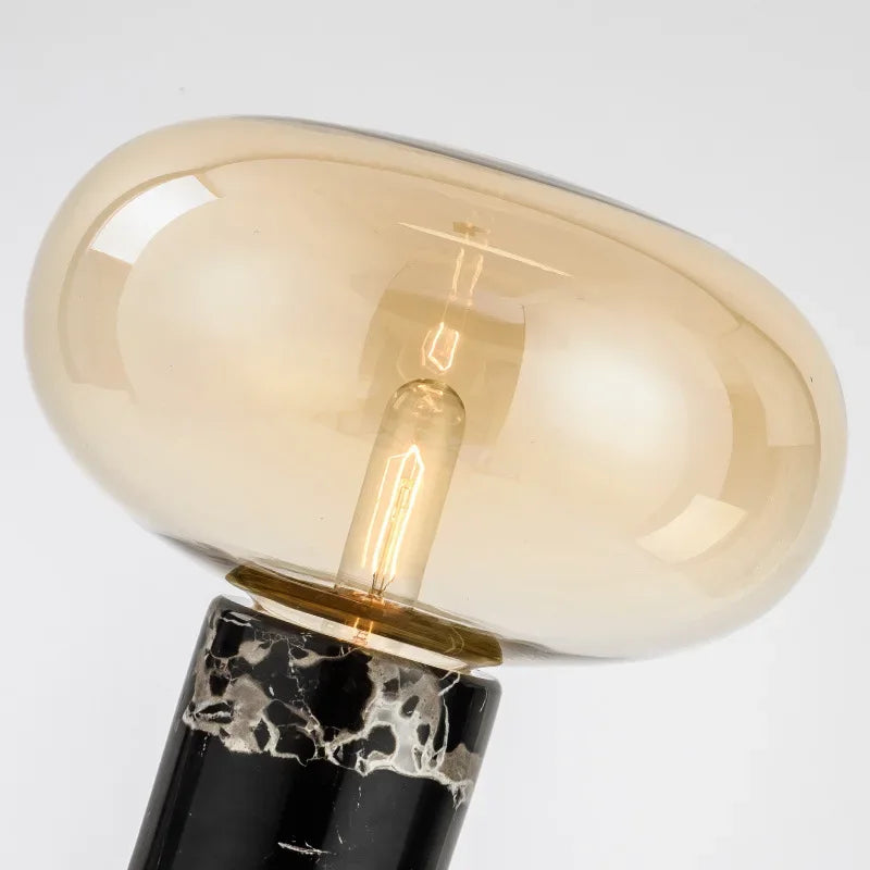 DecorBites™ Glass Ball Marble Desk Lamp - Postmodern Minimalist Designer Bedroom Living Room Decoration