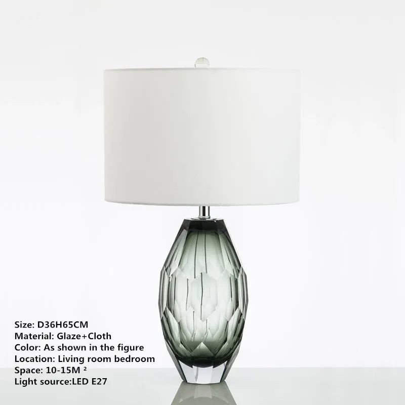 DecorBites™ Glaze Table Lamp - Nordic Modern Design for Living Room, Bedroom, Hotel
