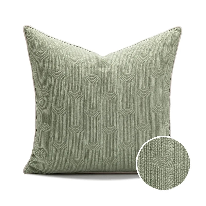 DecorBites™ Ins Wind Matcha Green Sofa Window Float Pillow for Modern Living Room
