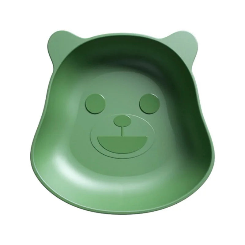 DecorBites™ Bear Shape Fruit Plate Kitchen Tableware Desktop Trash Tray Cute Cartoon Snack Dish