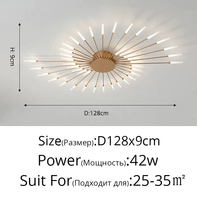 DecorBites™ Acrylic LED Ceiling Lights for Bedroom Hall Living Kids Room Lamps