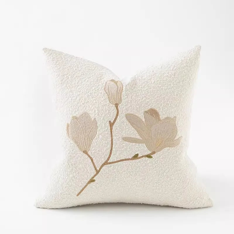 DecorBites™ Auspicious Clouds Jacquard Throw Pillow Cover-Luxury Decorative Cushion Case