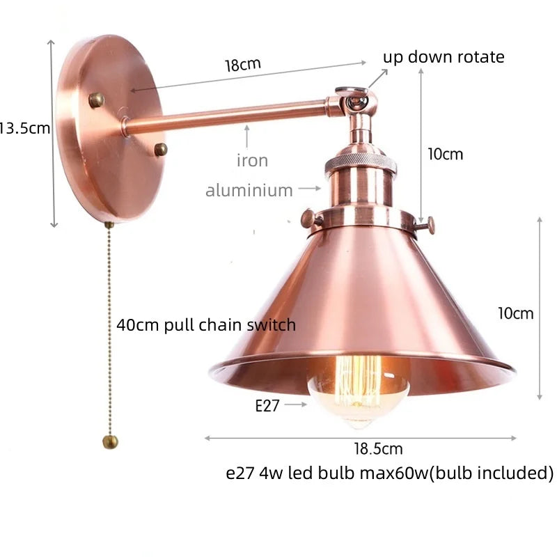 DecorBites™ LED Indoor Wall Lamps Silver for Bathroom Mirror Stair Dinning Room Home Decor