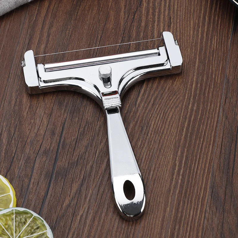 DecorBites™ Aluminum Cheese Butter Slicer with Wire Knife Baking Tool