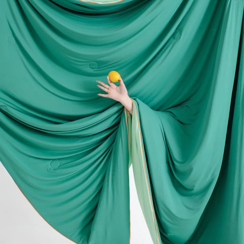 DecorBites™ Cool Fibre Summer Quilt: Soft, Breathable & Machine Washable Light Blanket